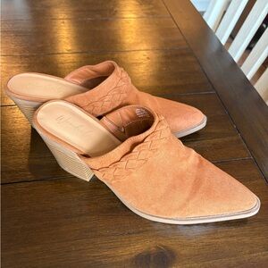 Wonderly Terracotta Woven Mules